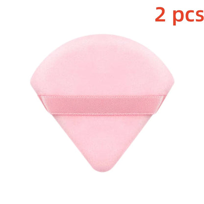 kit 2 Triangular Powder Puff Makeup Sponges