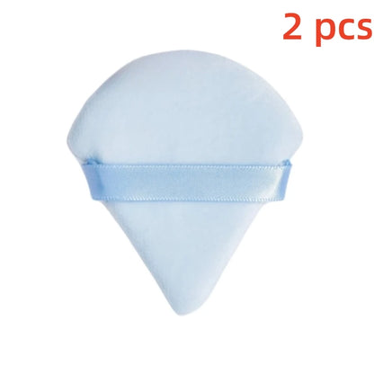 kit 2 Triangular Powder Puff Makeup Sponges
