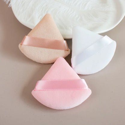 kit 2 Triangular Powder Puff Makeup Sponges