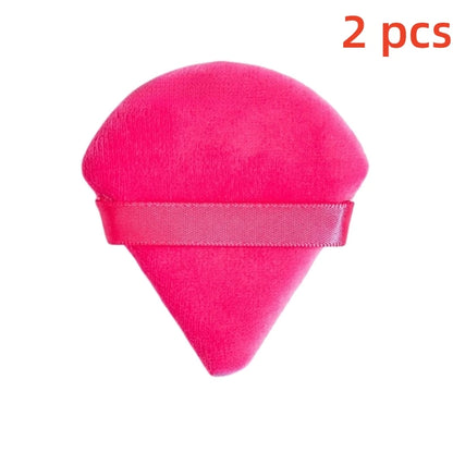 kit 2 Triangular Powder Puff Makeup Sponges